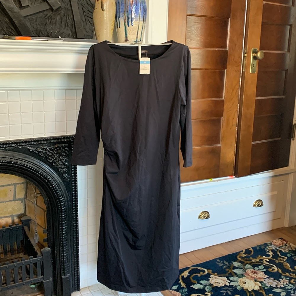 J.McLaughlin Sage Rouched dress.‎ NWT. Retail 185